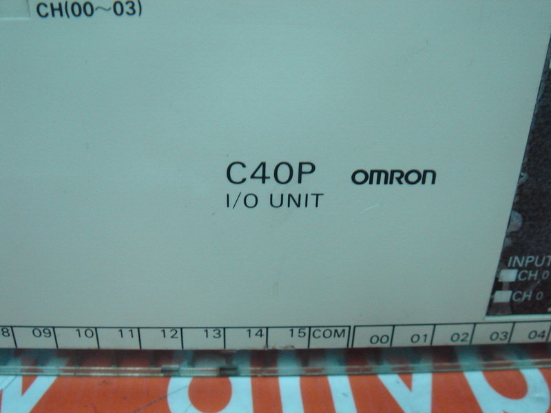 OMRON I / O UNIT C40P C40P-EDR-A - PLC DCS SERVO Control MOTOR